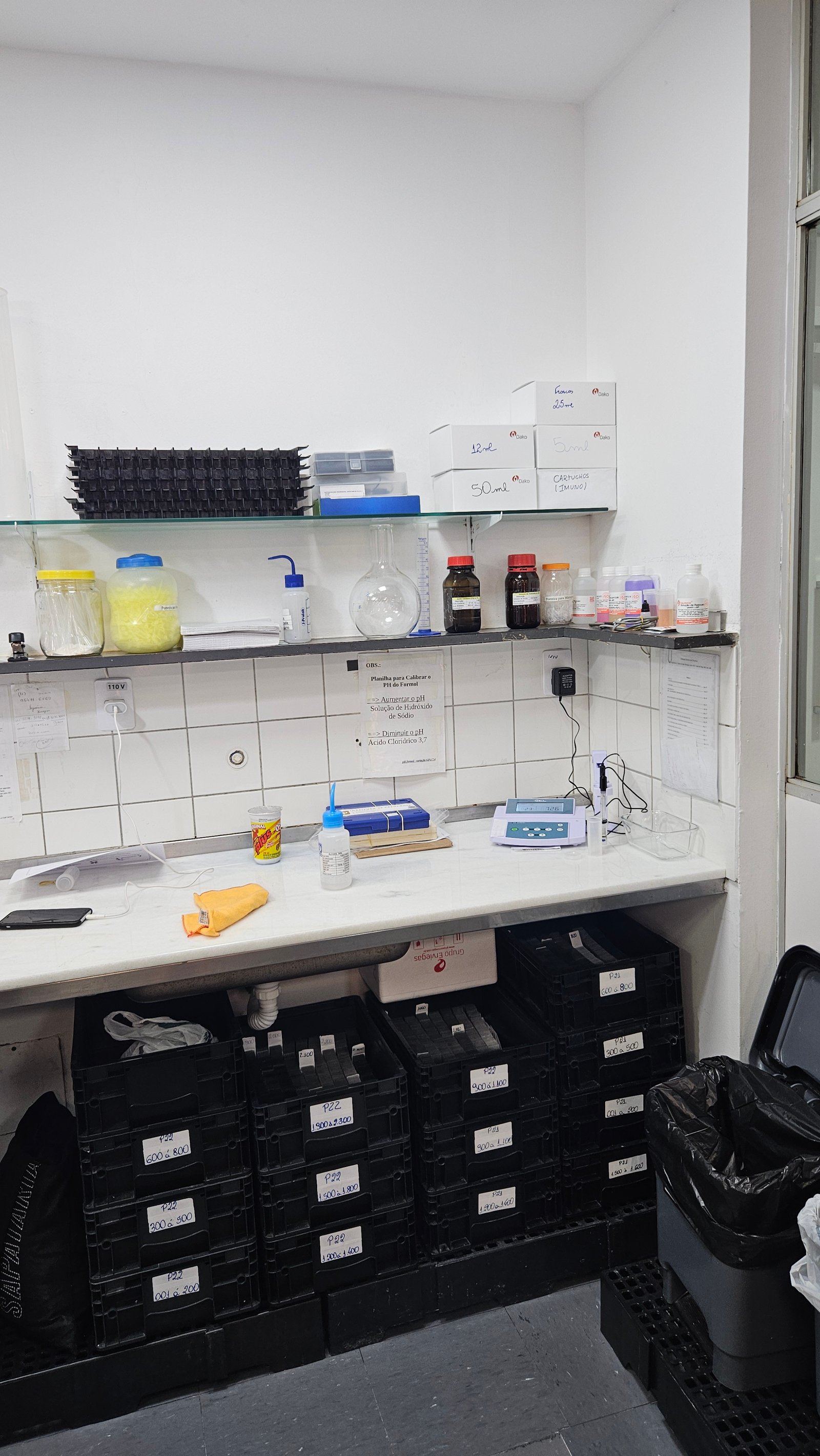 Laboratório para Licença da Vigilância Sanitária
